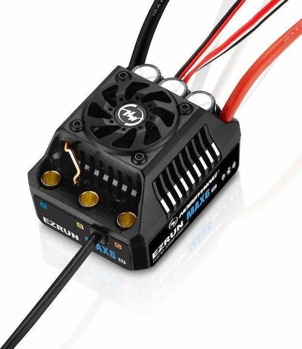 Image du produit Hobbywing Régulateur Ezrun MAX6 G2 200 Amp, 3-8s LiPo, BEC 8A
