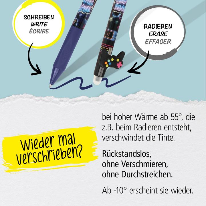 Actual product image Online 6er Pack Gelpen magiXX Boys gemischt (blue erasable, 1 x)
