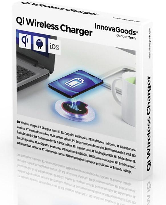 Produktbild InnovaGoods Kabelloses Qi-Ladegerät für Smartphones (5 W)