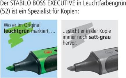 Actual product image STABILO Boss Executive (Pink, Yellow, Green, Orange, 5 mm)