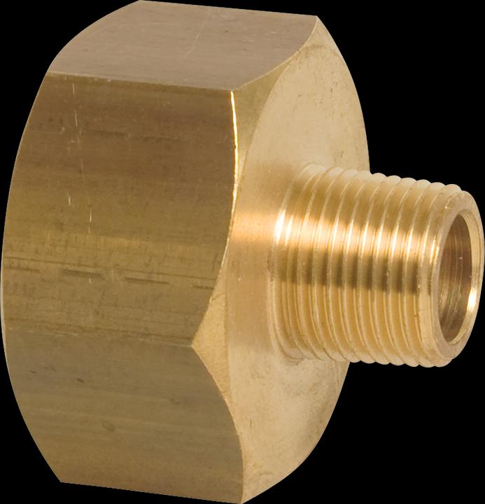 Produktbild Profec Nr. 246 Muffennippel Messing 1" x 1/2" Innengewinde x Aussengewinde 30bar