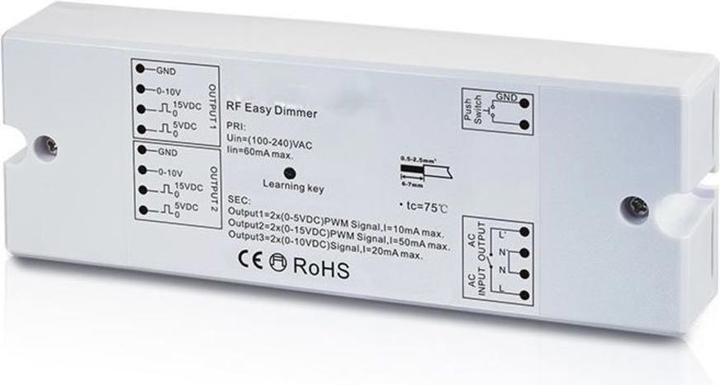 Actual product image Synergy 21 S21-LED-SR000080 868.3MHz White Smart Home Receiver (Heating actuator)