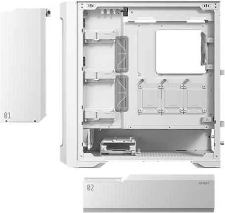 Immagine prodotto Antec Boitier Grand Tour E-ATX Performance 1 FT avec panneaux vitrés (Blanc) (mATX, ITX, ATX)