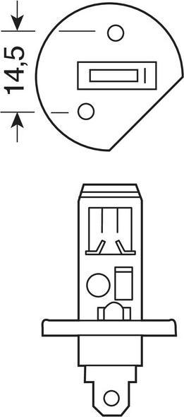 Actual product image Osram Silverstar 2.0 H1 (H1)