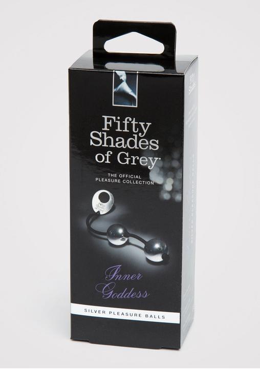Actual product image Fifty Shades of Grey Inner Goddess Silver Pleasure Balls