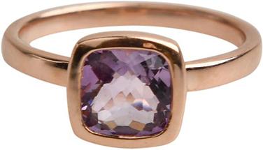 Immagine prodotto Natsumi Schmuck Anello in argento 925 placcato oro con ametista (56, 925 Argento)