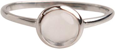 Natsumi Schmuck Ring Silber 925 Rosenquarz (56, 925 Silber)