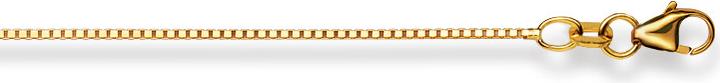 Natsumi Schmuck Halskette Gelbgold 18K/750 Venezianer 0.9mm (750/18 K Gelbgold, 38 cm)