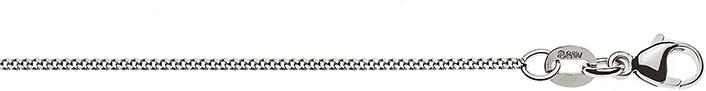 Natsumi Schmuck Halskette Weissgold 18K/750 Panzer 1.2mm (750/18 K Weissgold, 40 cm)