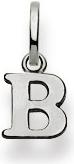 Natsumi Schmuck Anhänger Buchstabe B Weissgold 18K/750 (750/18 K Weissgold)