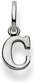 Natsumi Schmuck Anhänger Buchstabe C Weissgold 18K/750 (750/18 K Weissgold)