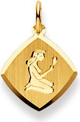Natsumi Schmuck Anhänger Sternzeichen Jungfrau Gelbgold 18K/750 (750/18 K Gelbgold)