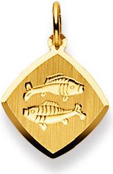 Image du produit Natsumi Schmuck Pendentif signe astrologique poisson en or jaune 18K/750 (750/18 K Or jaune)