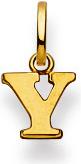 Natsumi Schmuck Anhänger Buchstabe Y Gelbgold 18K/750 (750/18 K Gelbgold)