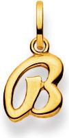 Natsumi Schmuck Anhänger Buchstabe B Gold 18K/750 (750/18 K Gelbgold)