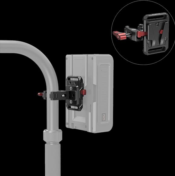 Produktbild SmallRig Mini V Mount Battery Plate with Crab-Shaped Clamp 2989