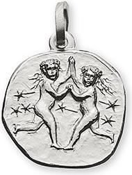 Image du produit Natsumi Schmuck Pendentif signe astrologique Gémeaux or blanc 18K/750 (Or blanc 750/18 K)
