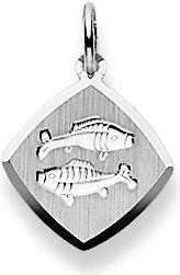 Natsumi Schmuck Anhänger Sternzeichen Fisch Weissgold 18K/750 (750/18 K Weissgold)