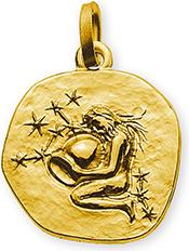Natsumi Schmuck Anhänger Sternzeichen Wassermann Gold 18K/750 (750/18 K Gelbgold)