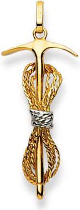 Image du produit Natsumi Schmuck Pendentif corde et pic en or jaune 18K/750 bicolor (750/18 K Or jaune)