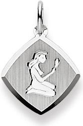 Image du produit Natsumi Schmuck Pendentif signe astrologique Vierge en or blanc 18K/750 (Or blanc 750/18 K)
