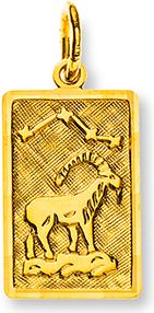 Natsumi Schmuck Anhänger Sternzeichen Steinbock Gelbgold 18K/750 (750/18 K Gelbgold)