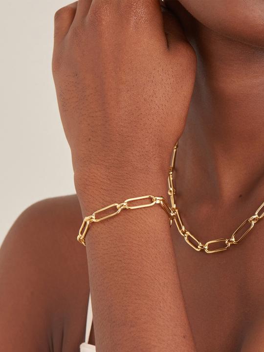 Immagine prodotto Ania Haie Bracciale Link up B046-02G Donna (16.50 cm, Plata Esterlina 925)