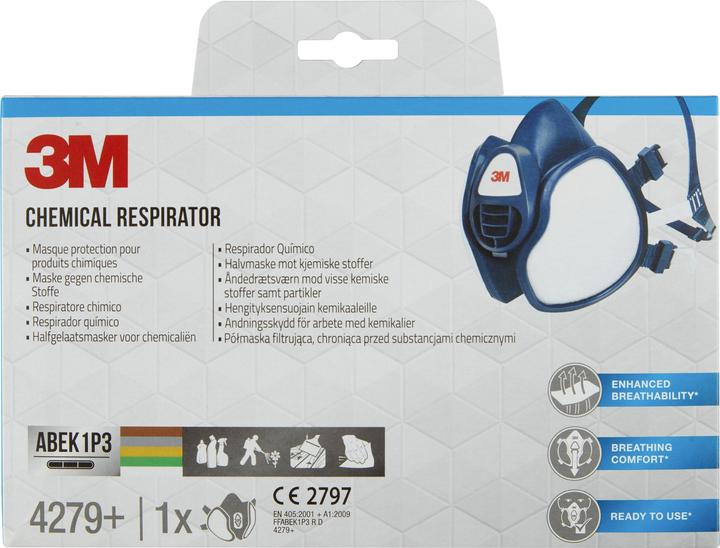 3M Atemschutzmaske (FFABEK1P3RD, 1 x)