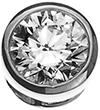 Image du produit Natsumi Schmuck Pendentif diamant or blanc 18C/750 0.20 ct H (Or blanc 750/18 K)