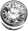 Image du produit Natsumi Schmuck Pendentif diamant or blanc 18K/750 0.15 ct H (Or blanc 750/18 K)