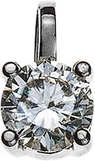 Natsumi Schmuck Anhänger Diamant Weissgold 18K/750 0.25 ct H si (750/18 K Weissgold)
