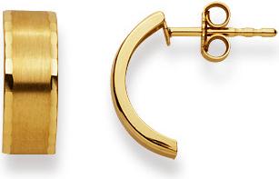 Image du produit Natsumi Schmuck Boucles d'oreilles or jaune 18K/750 plat (750/18 K Or jaune)