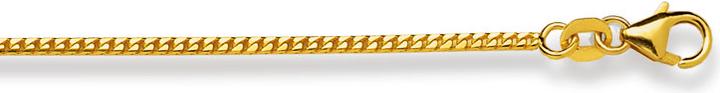 Natsumi Schmuck Halskette Gelbgold 18K/750 Fuchsschwanz 1.5mm (750/18 K Gelbgold, 40 cm)