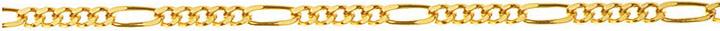 Natsumi Schmuck Halskette Gelbgold 18K/750 Figaro 2.1mm (750/18 K Gelbgold, 60 cm)