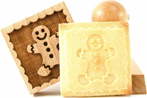 Folkroll 3D motief deegstempel 'Peperkoekmannetje