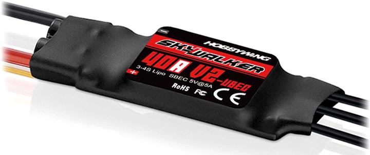 Produktbild Hobbywing Regulator SkyWalker 40A 3-4s, 5A UBEC