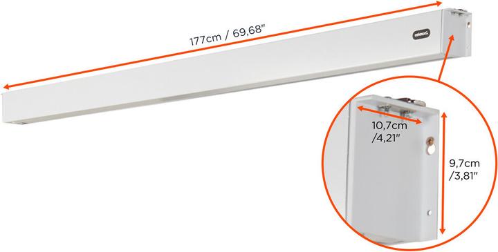 Produktbild Celexon V2.0 Batterie Professional Plus 160 x 90 cm Motorleinwand (35.43", 16:9)