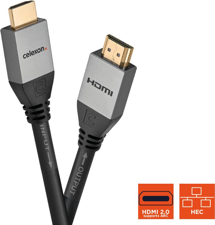 Produktbild Celexon aktives HDMI Kabel mit Ethernet - 2.0a/b 4K 20,0m - Professional Line (20 m, HDMI)