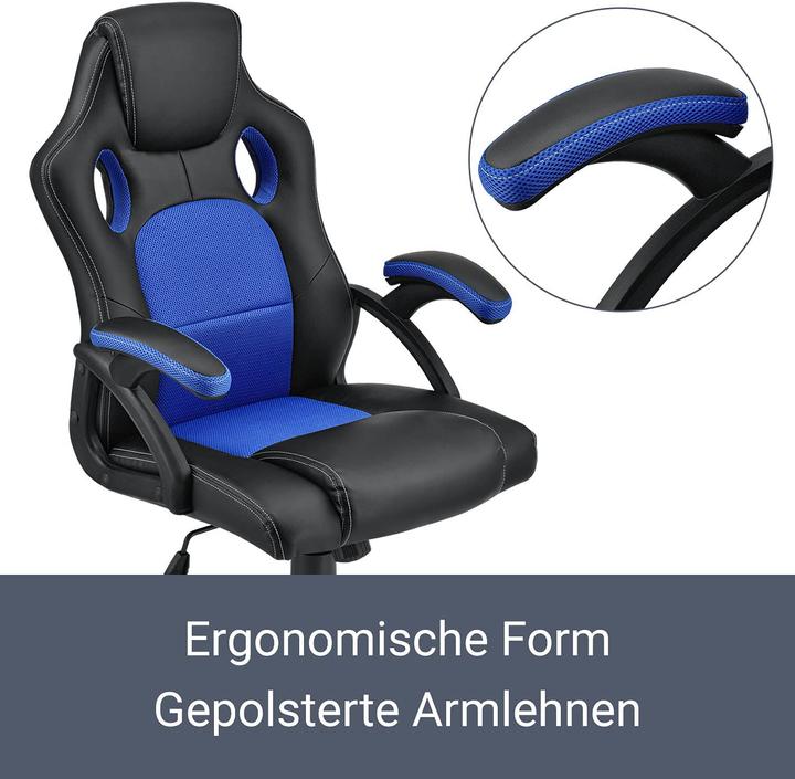 Produktbild Juskys Racing Schreibtischstuhl