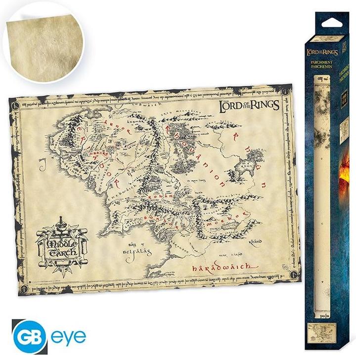Image du produit GB Eye Le Seigneur des Anneaux - La Terre du Milieu (66 x 46 cm)