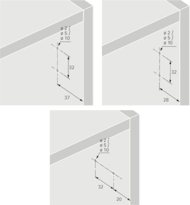 Image du produit Hettich Push-to-open Système d'ouverture silencieux pour les façades de meubles sans poignée