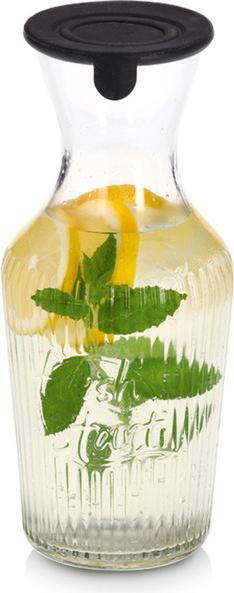Produktbild Zeller Present Glaskaraffe mit Silikondeckel 1.2 l ø 11x25.5 cm (1.20 l)