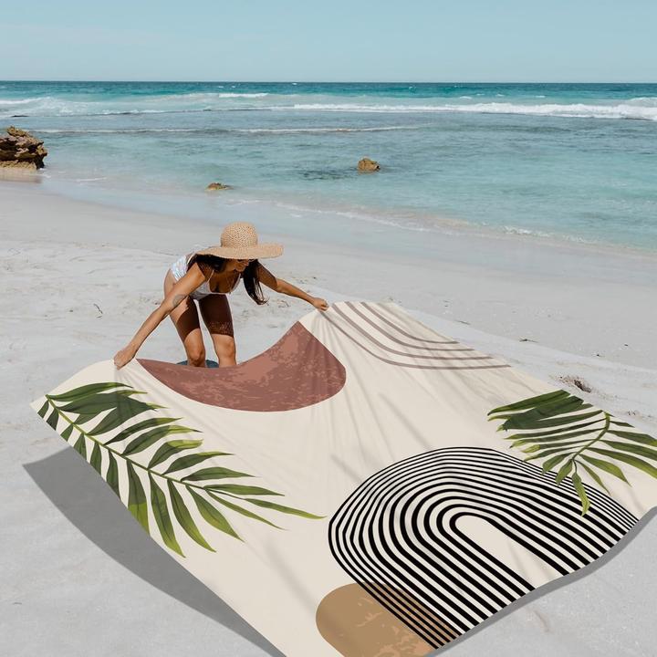 Actual product image Jopee Stranddecke 200x220cm mit Heringen