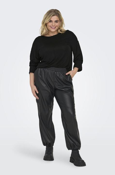Produktbild Only Curvy einfarbiges Oberteil mit langen Ärmeln (M)