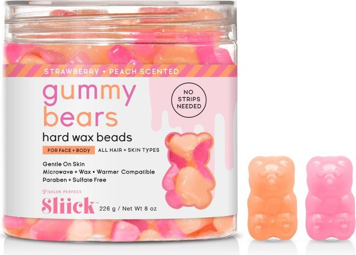 Salon Perfect Sliick Wachs Gummibärchen 8oz Home Waxing Haarentfernung Salon Perfekt (1 x, 226 g)