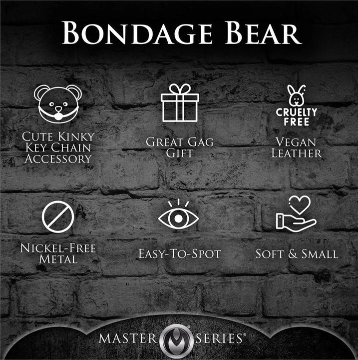 Produktbild Master Series Geknebelter Teddybär Schlüsselanhänger