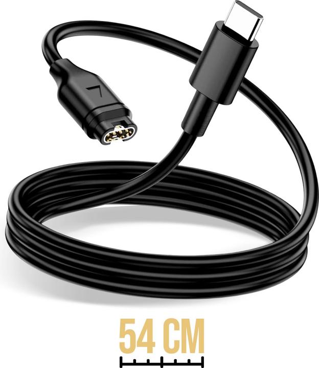 Produktbild NoName Tactical USB-C NabÃ­jecÃ­ a DatovÃ½ Kabel pro Garmin Fenix 5/6/7