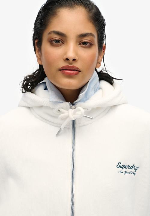 Image du produit Superdry Sweat à capuche zippé en velours Country Club (14)