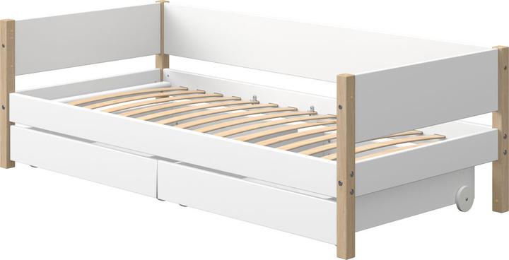 Produktbild Flexa Nor Einzelbett 90x200 mit 2 Schubladen (90 x 200 cm)