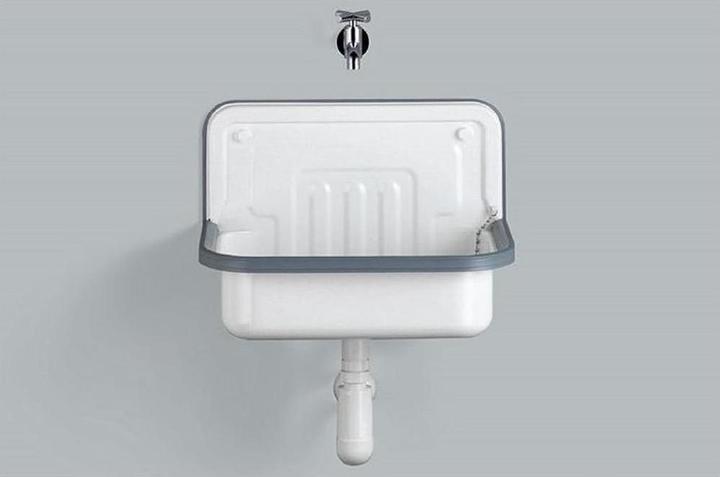 Actual product image Alape CONTRA 505 sink 505x330mm, white, without tap hole and overflow